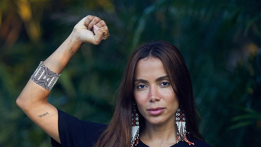 Anitta usou as redes sociais para protestar a favor da demarcação de terras indígenas Anitta usou as redes sociais para protestar a favor da demarcação de terras indígenas