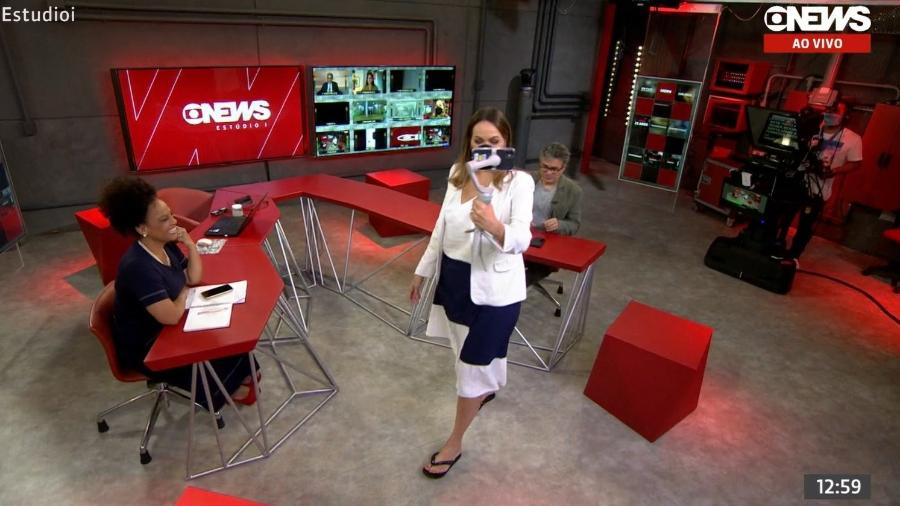 Maria Beltrão começou "Edição i" na GloboNews dos bastidores da emissora - Reprodução/Globoplay