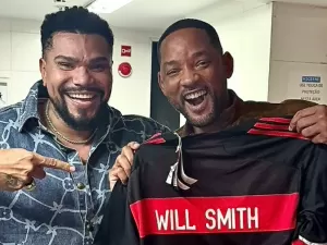 Naldo reencontra Will Smith após 11 anos: 'Bom te rever'