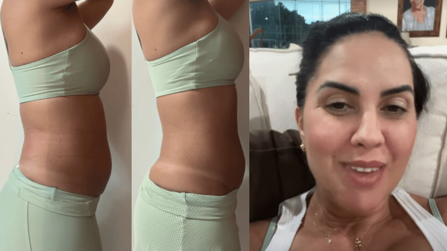 Graciele Lacerda revela perda de peso - Reprodução/Instagram