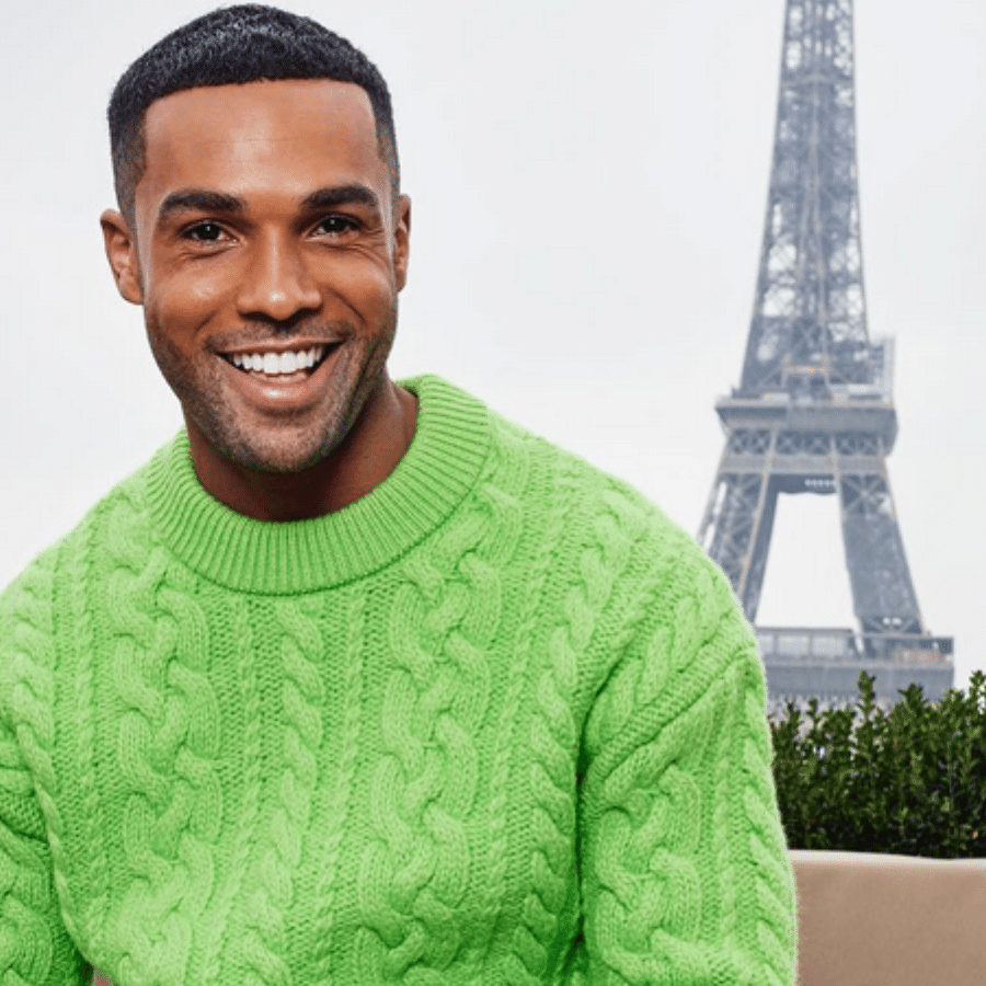 De saia, Lucien Laviscount, o Alfi de Emily in Paris, ganha os