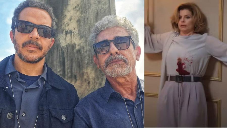 Fifo Benicasa e Claudio Jaborandy como detetive e delegado em 'Vale Tudo'; ao lado; Odete (Debora Bloch) após levar tiro Fifo Benicasa e Claudio Jaborandy como detetive e delegado em 'Vale Tudo'; ao lado; Odete (Debora Bloch) após levar tiro