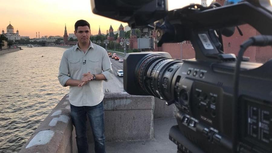 O correspondente da Globo Marcelo Courrege morou na Rússia entre maio de 2017 e setembro de 2018 - Reprodução/Instagram