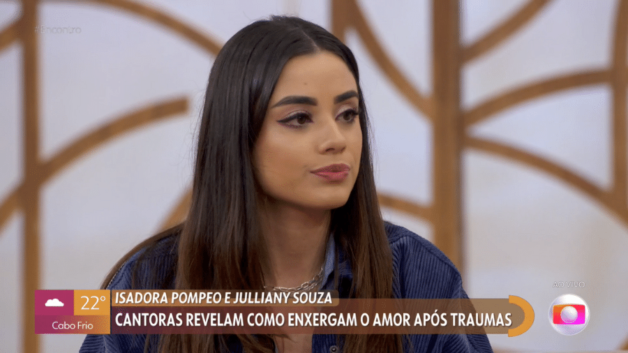 Isadora Pompeo no "Encontro" (TV Globo) - Reprodução/TV Globo