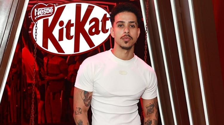 Thiago Pantaleão no último dia de Rock in Rio 2024 com KitKat