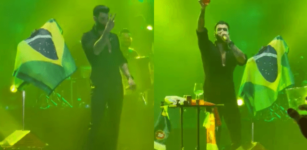 Gusttavo Lima declara apoio a Bolsonaro em show em Miami