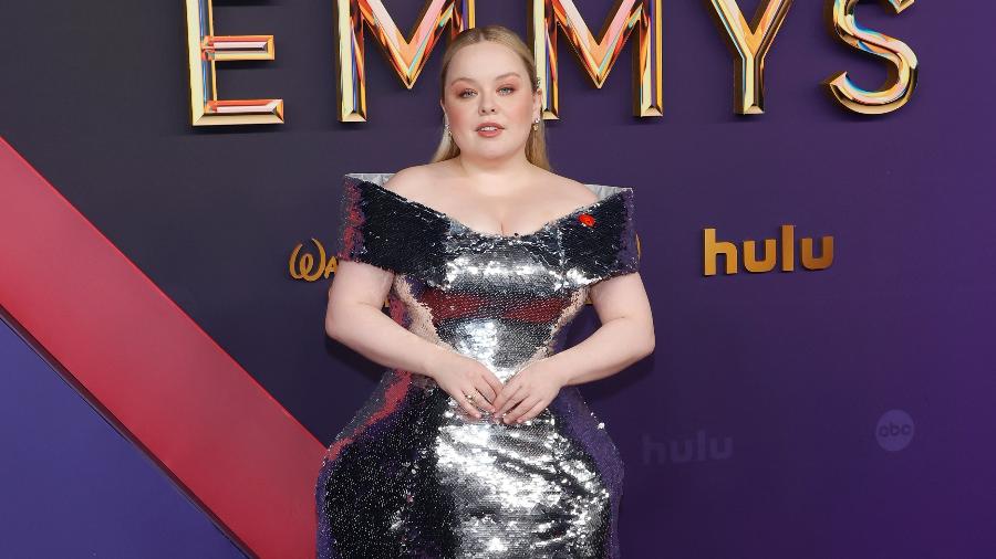 Nicola Coughlan, de "Bridgerton", chega ao Emmy 2024 - Frazer Harrison/Getty Images