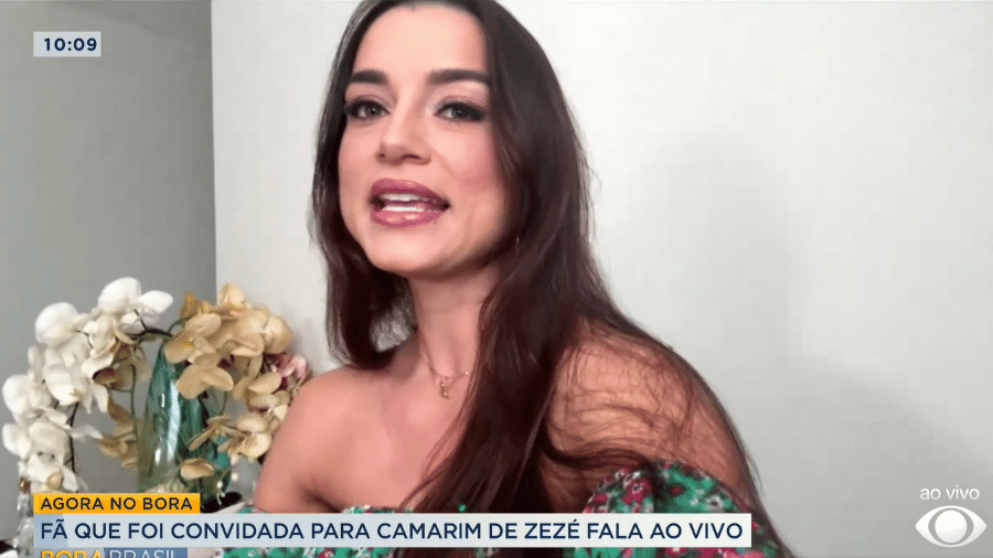 Julyenne Ribeiro, fã que visitou camarim de Zezé Di Camargo, fala de encontro