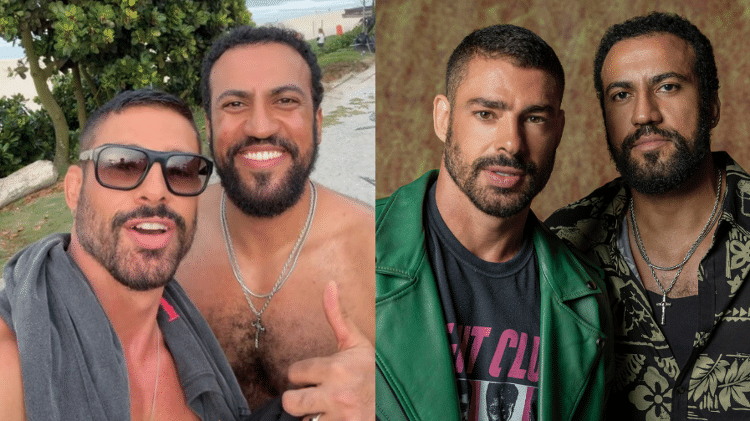 Cauã Reymond e Ricardo Teodoro: amizade da novela se tornou amizade na vida real