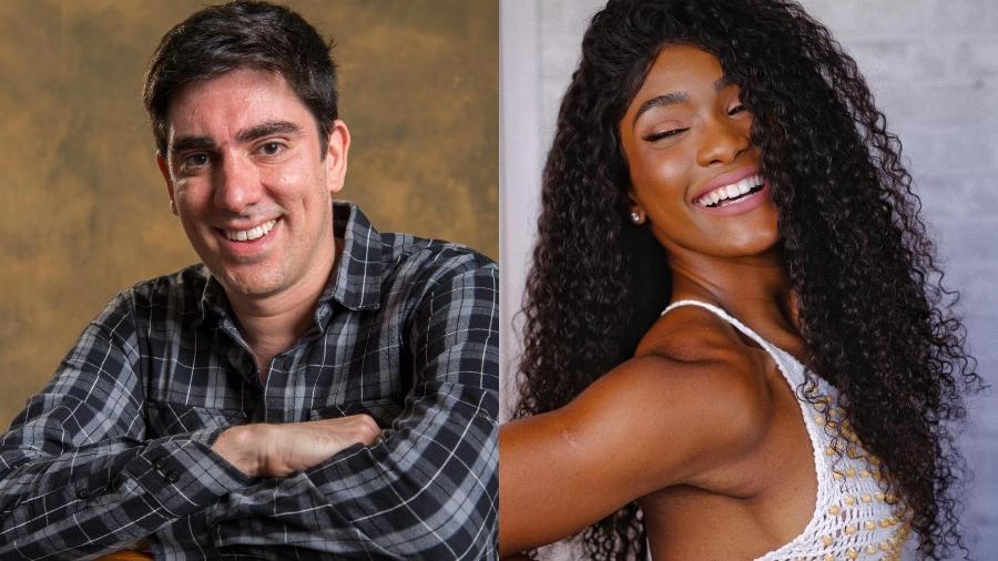 Marcelo Adnet e Erika Januza se enfrentam na ?Batalha do Lip Sync" - Globo / Reprodução/Instagram 