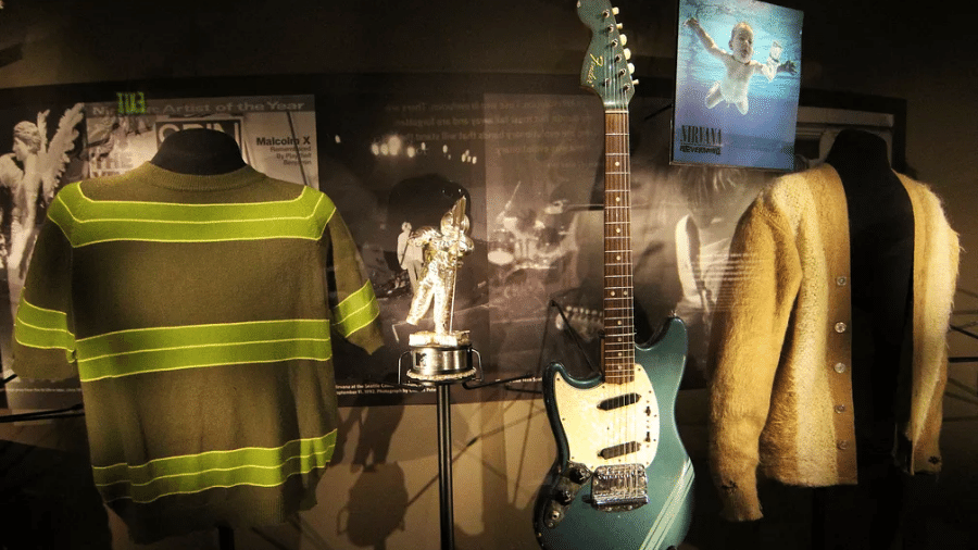 Objetos de Kurt Cobain expostos em museu de Seattle - Reuters/Anthony Bolante