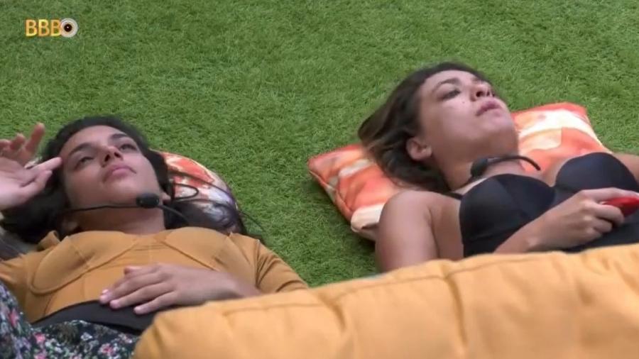 BBB 24: Bia e Alane acreditam que perderam vaga na Final do reality após romance de Matteus e Isabelle - Reprodução/Globoplay