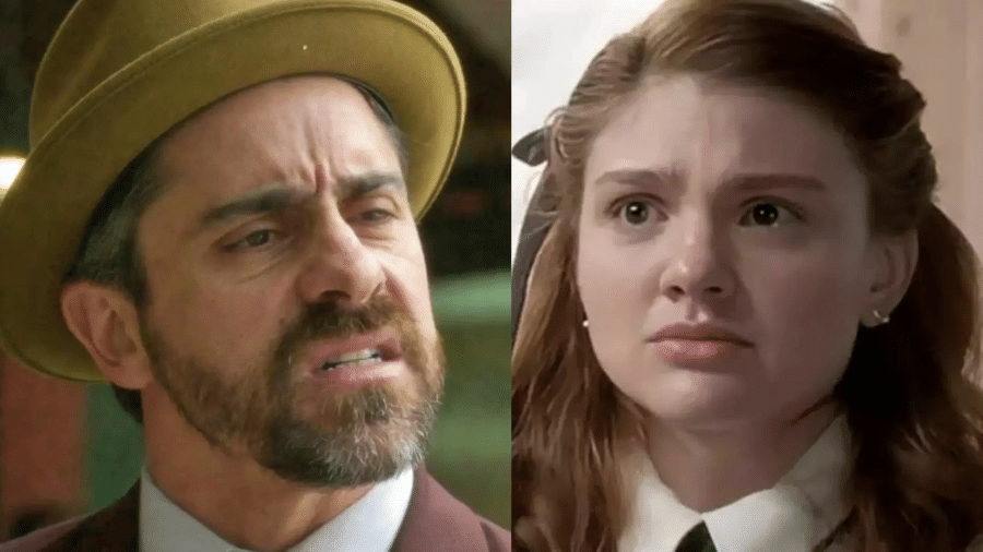 Nelson (Felipe Abib) e Celeste (Débora Ozório) em 'Garota do Momento' Nelson (Felipe Abib) e Celeste (Débora Ozório) em 'Garota do Momento'
