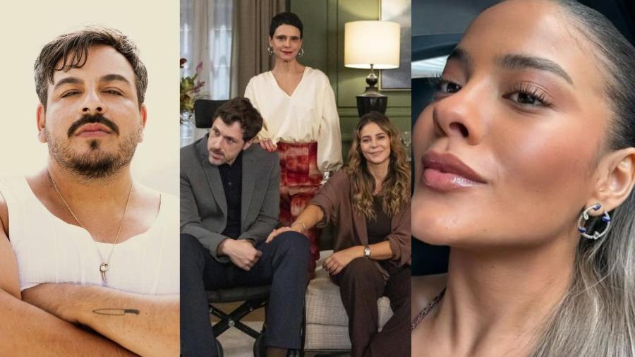 Luís Lobianco, Guilherme Magon, Paolla Oliveira, Malu Galli e Bella Campos em 'Vale Tudo'