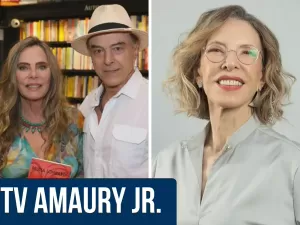 TV Amaury Jr. - Bruna Lombardi, Carlos Riccelli e Marília Gabriela (1985)