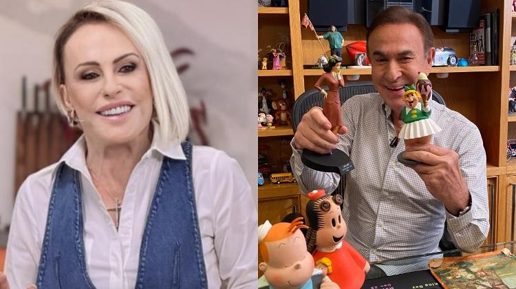 Ana Maria Braga e Amaury Jr.