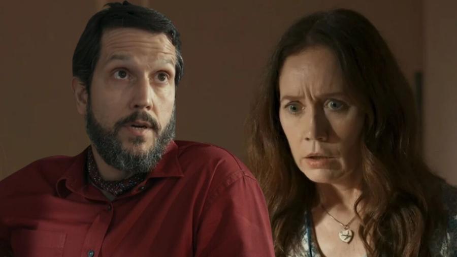 Egídio (Vladimir Brichta) e Iolanda (Camila Morgado) 