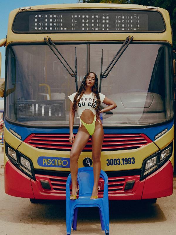 A capa de 'Girl From Rio', novo single de Anitta