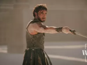 Ator de 'Gladiador 2' alfineta preparo físico de Russel Crowe no 1º filme