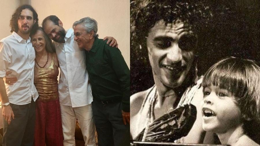 Caetano Veloso resgata fotos em aniversário de 52 anos de um dos seus filhos