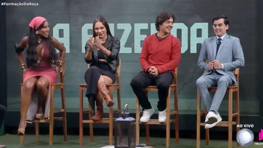 A Fazenda 2025: Carol, Yoná, Gui e Dudu estão na terceira roça A Fazenda 2025: Carol, Yoná, Gui e Dudu estão na terceira roça