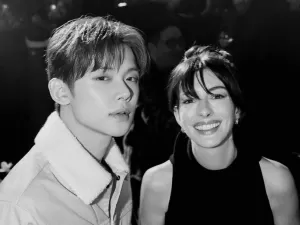 K-pop: Yeonjun e Anne Hathaway juntos; Aespa, Illit e Jin lançam músicas