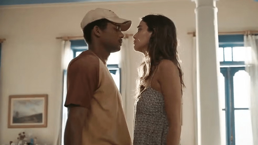 João Pedro (Juan Paiva) e Mariana (Theresa Fonseca) em 'Renascer'