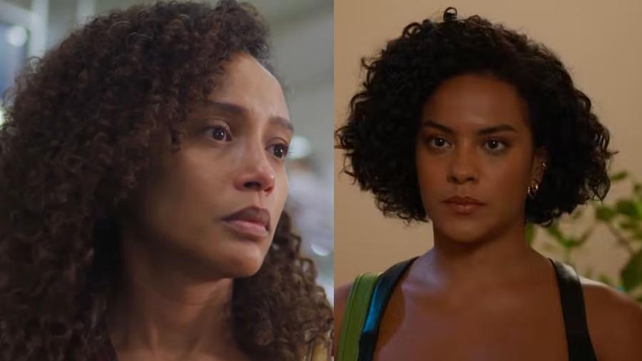 Taís Araújo e Bella Campos são Raquel e Maria de Fátima em "Vale Tudo" - Reprodução/Globo