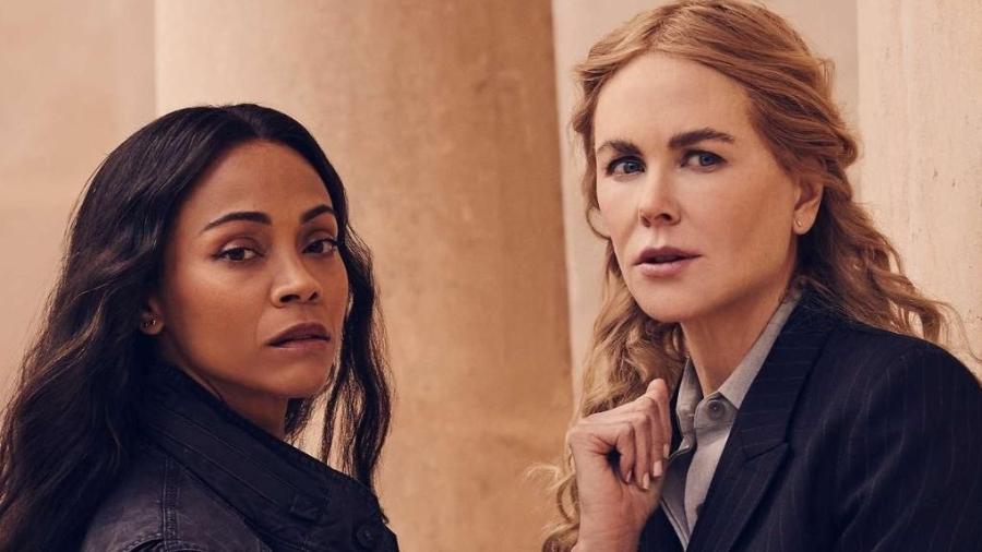 Zoe Saldaña e Nicole Kidman em "Operação: Lioness"