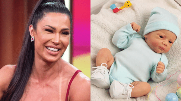 Gracyanne rebateu críticas recentemente por adotar bebê reborn