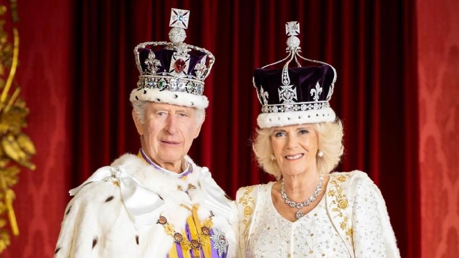 Rei Charles 3º e rainha Camilla foram coroados em maio - Reprodução/Hugo Burnand