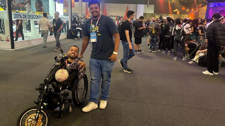 Leonardo Marques, atleta paraolímpico, na CCXP 24