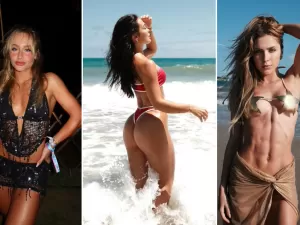 Ex-BBBs Bruna Griphao, Larissa Santos e Jade Picon curtem o pré-Réveillon