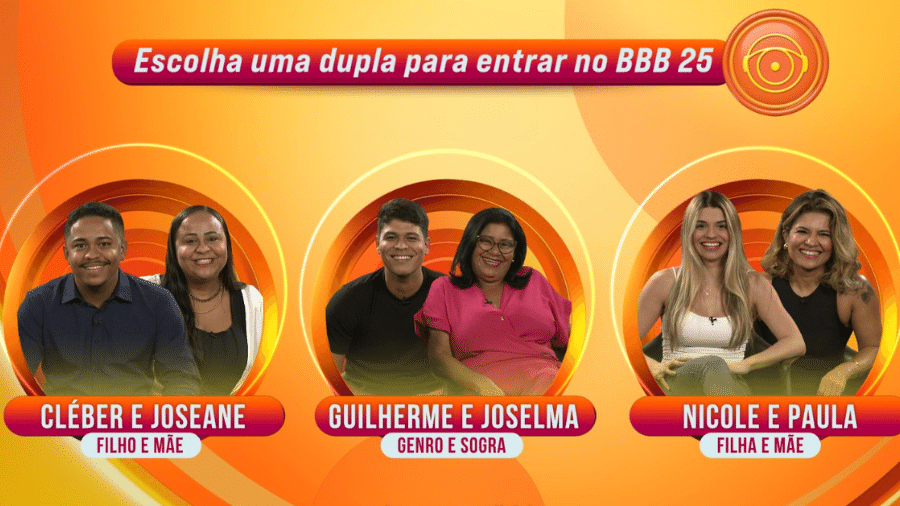 BBB 25: Duplas disputam última vaga no reality show