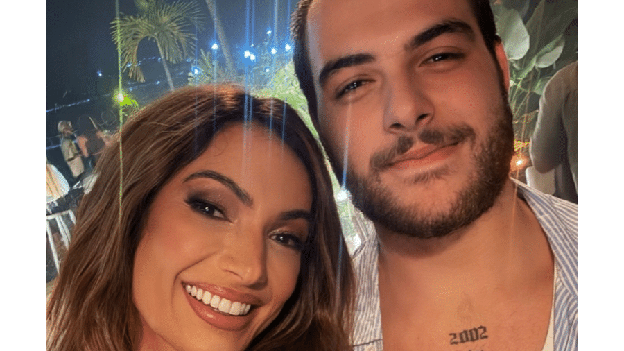 Patrícia Poeta e o filho Felipe Patrícia Poeta e o filho Felipe