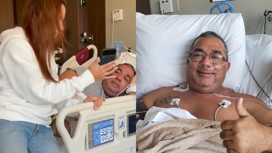 Pai de Anitta ficou internado em hospital de São Paulo após AVC e cirurgia - Reprodução/ Twitter @anitta