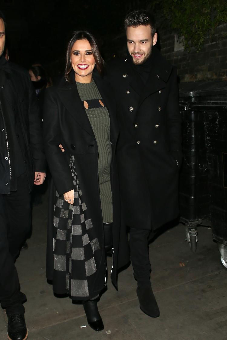 Liam Payne e Cheryl Cole em 2016, quando ela estava grávida de Bear, filho do casal