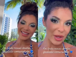 Carnaval: Monique Rizzeto sobre jornada tripla: 'Deitar, acordar e começar'