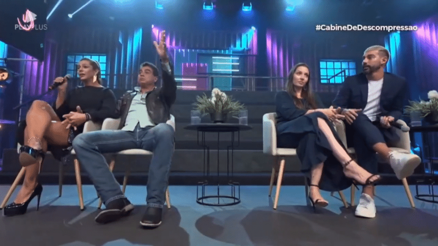 Power Couple: Dhomini se irrita em entrevista com Radamés Power Couple: Dhomini se irrita em entrevista com Radamés