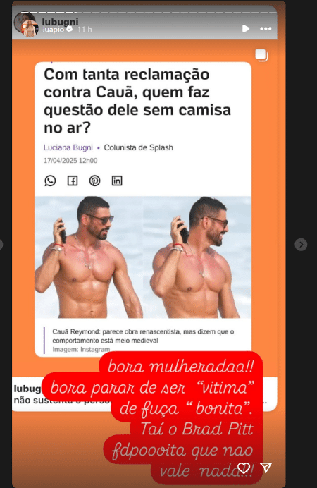 Luana Piovani publica coluna de Splash Luana Piovani publica coluna de Splash