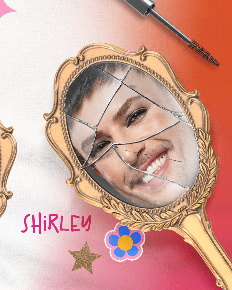 Shirley (Maicon Santini) em 'Blogueirinha, a Feia'