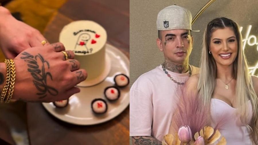 MC Guimê pede namorada em casamento - Reprodução/Instagram