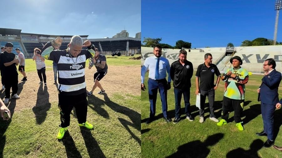 MC Ryan SP pede desculpas para XV de Piracicaba após causar danos em estádio - Reprodução/Instagram