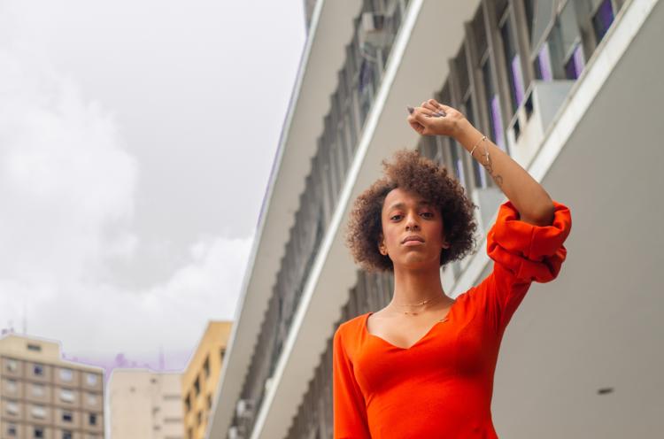 Erika Hilton en frente à Câmara dos Vereadores, em São Paulo - Arquivo Pessoal - Arquivo Pessoal