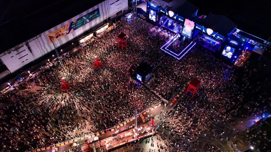 Rock Rec tem 15 mil pessoas na estreia e coro: "O rock vive e ajude o RS" - Kaio Cads/Divulgação