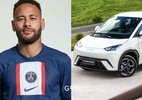 ONG leiloa camiseta autografada por Neymar Jr e BYD Dolphin (Foto: Reprodução)