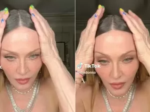 Madonna surge no TikTok com unhas pintadas nas cores do Brasil
