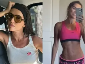 Deborah Secco exibe abdômen trincado em vídeo após treino