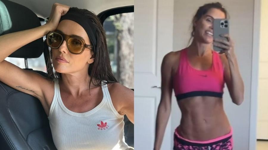 Deborah Secco exibe abdômen trincado em vídeo após treino