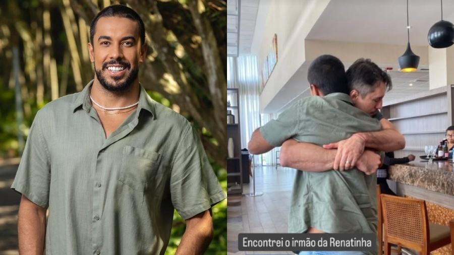 BBB 25: Maike encontra irmão de Renata após ser eliminado BBB 25: Maike encontra irmão de Renata após ser eliminado